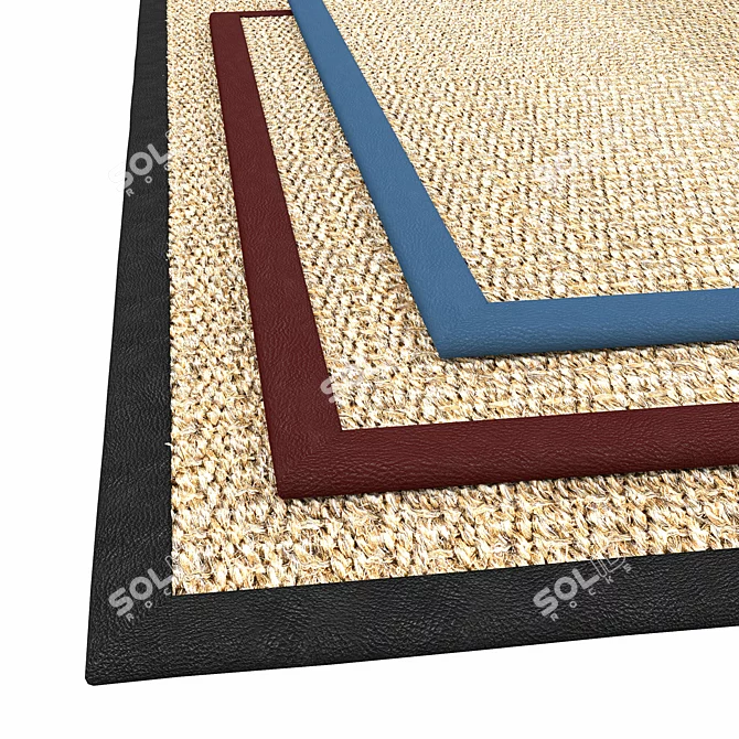 Klara Modern Designer Rug 3D model image 2