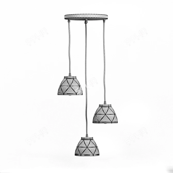 Modern LED Pendant Lamp 3D model image 9