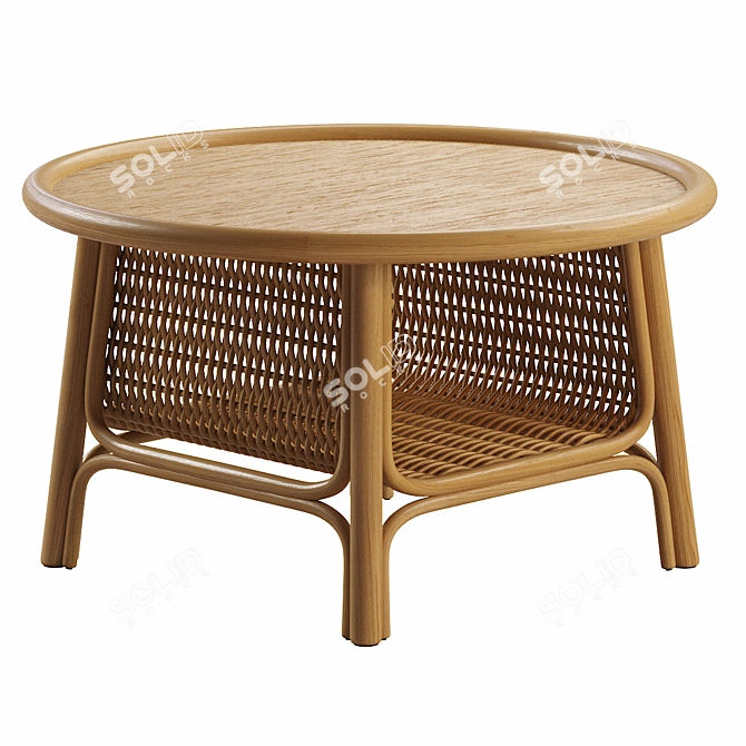 Modern CORRIDOR Low Coffee Table 3D model image 3