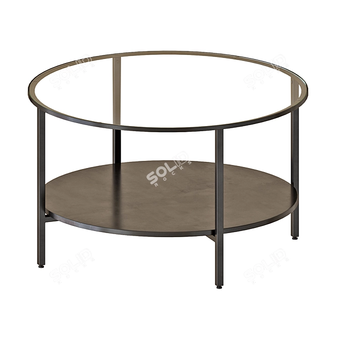 Sleek VITTSJÖ Nesting Tables 3D model image 2