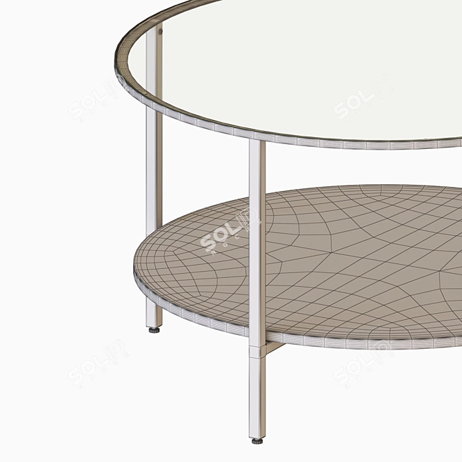 Sleek VITTSJÖ Nesting Tables 3D model image 6