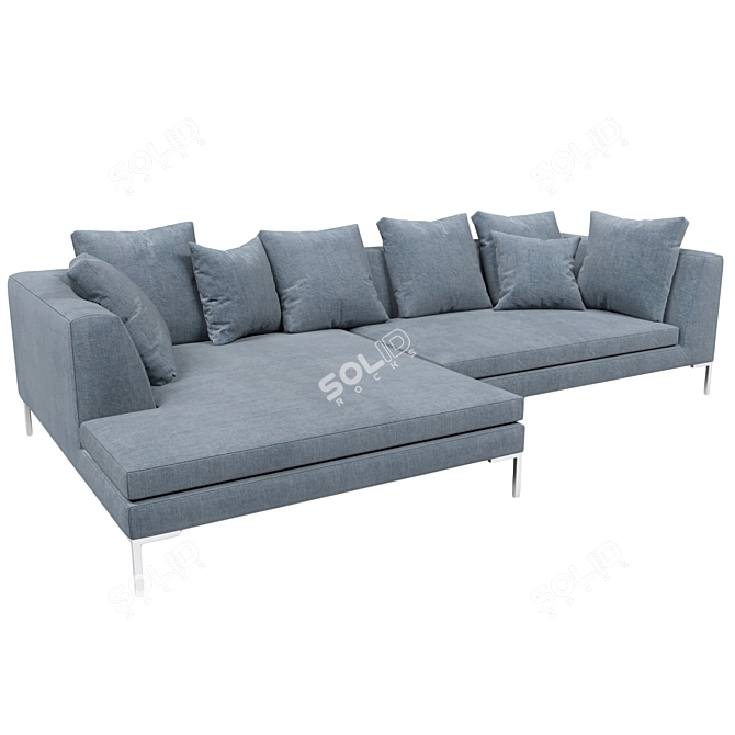 Charles Large: Modern Design Sofa 3D model image 2