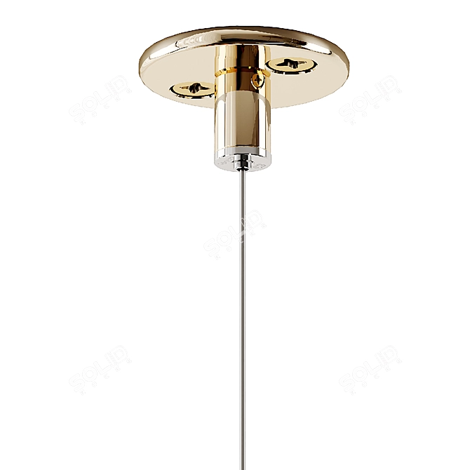 Lustrous Duo Pendant Light 3D model image 6