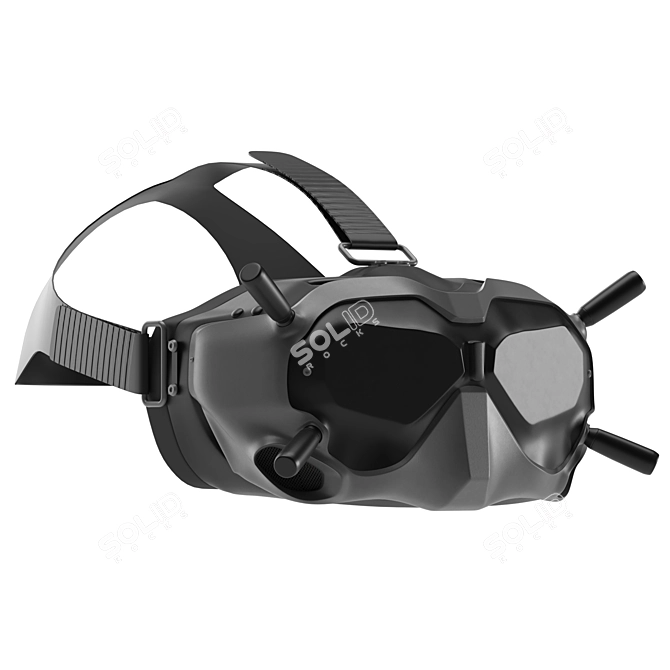 Immersive VR Goggles 3D model image 1