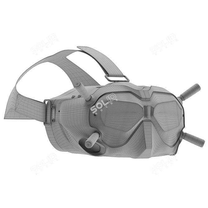 Immersive VR Goggles 3D model image 2