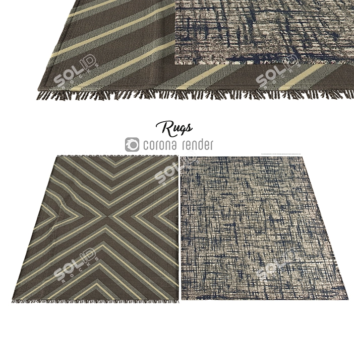 Luxe Carpets: Elegant, Durable Flooring 3D model image 1
