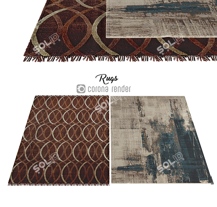 Luxury Carpets: Exquisite Design & Superior Quality 3D model image 1