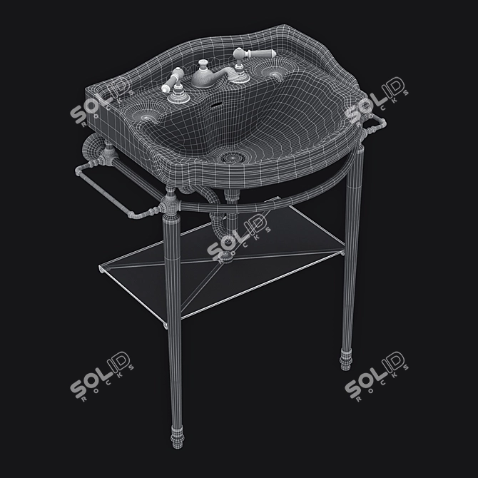 Boston Console: Classic Elegance and Quality 3D model image 5