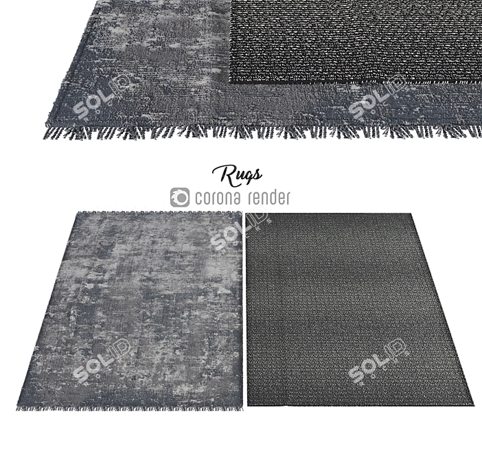 Title: Luxury Carpets for Elegant Interiors 3D model image 1