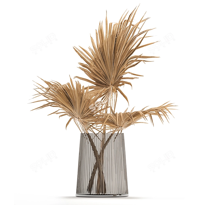 Palm Leaf Bouquet 3D model image 6