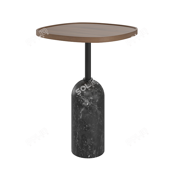 Elegant Porada EKERO Side Table 3D model image 5