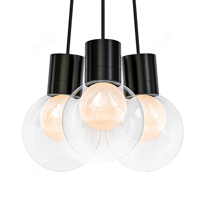 Mina Multi: Stylish Pendant Lighting 3D model image 1