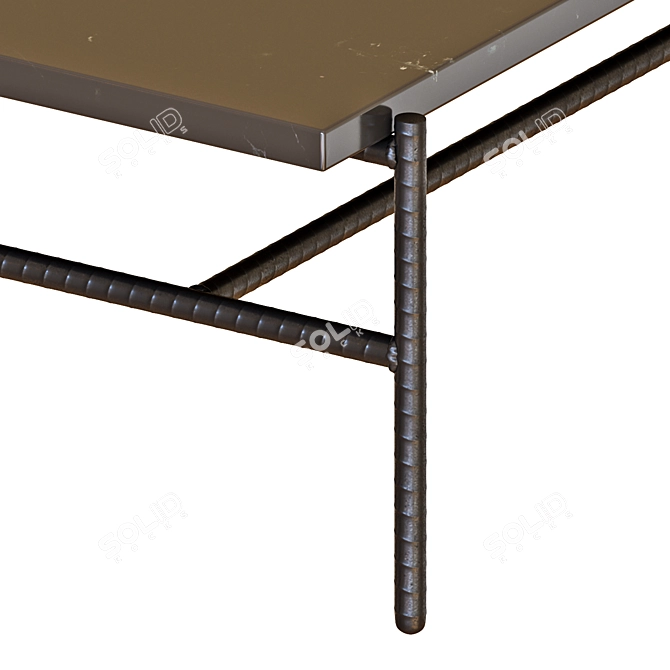 Industrial Reinforced Rebar Tables 3D model image 3