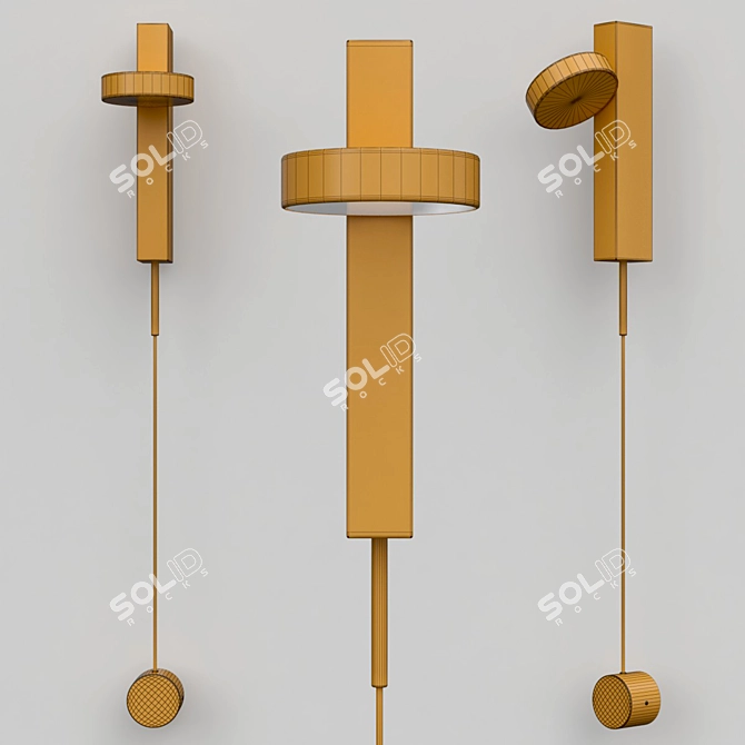 Contemporary Denzil Wall Lamp 3D model image 3