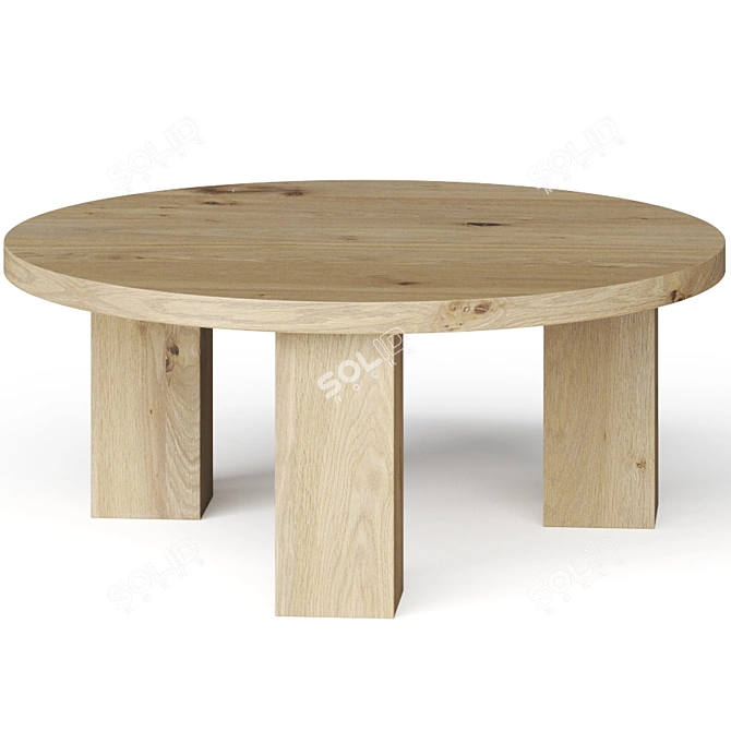 Elegant Placida Coffee Table 3D model image 1