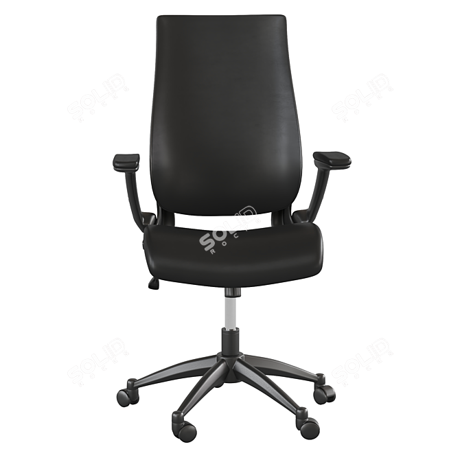 Modern Ergonomic High Back Office Chair 3D model image 3