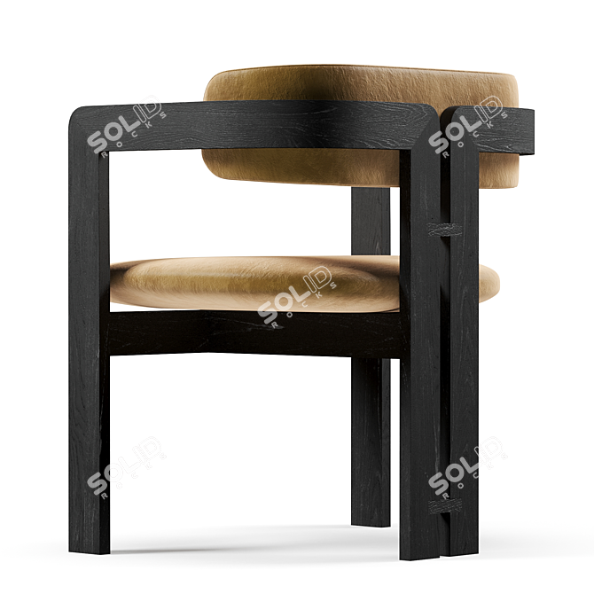 Modernist Duchamp Nightstand 3D model image 3