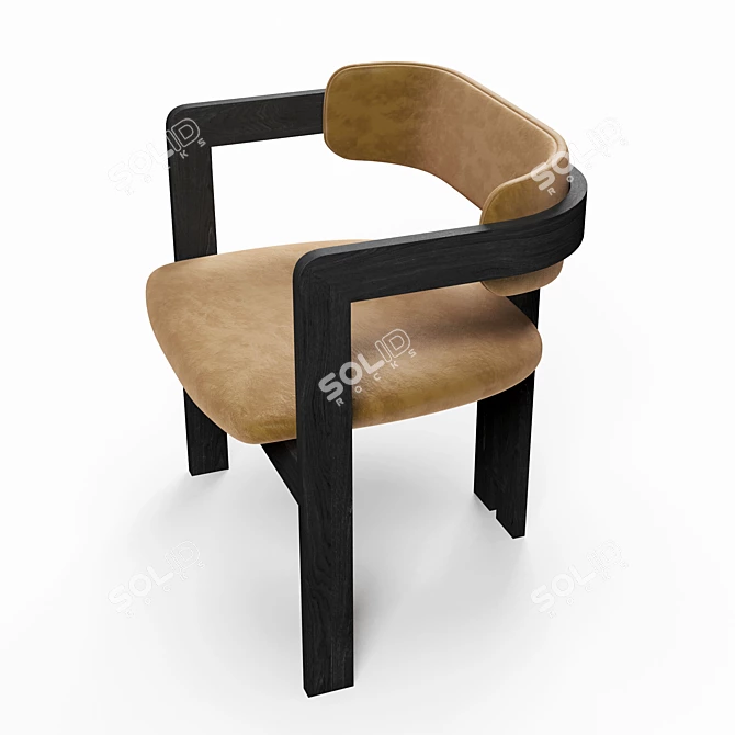 Modernist Duchamp Nightstand 3D model image 4