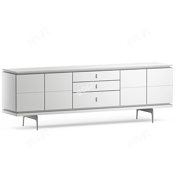 Elegant Roma Sideboard: Functional and Stylish 3D model image 4