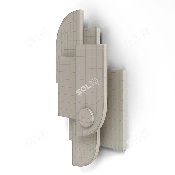 Giobagnara Tabou Parete #1 Wall Sculpture - Modern Decor Element 

 Stylish Wall Sculpture by Giobagnara 3D model image 4