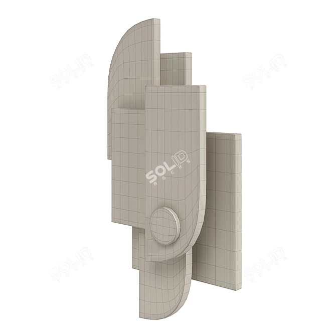 Giobagnara Tabou Parete #1 Wall Sculpture - Modern Decor Element 

 Stylish Wall Sculpture by Giobagnara 3D model image 9