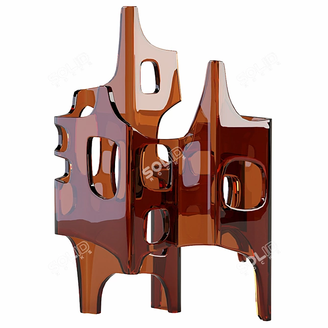 Elegant Decor Sculpture - Perfect for Props 3D model image 2