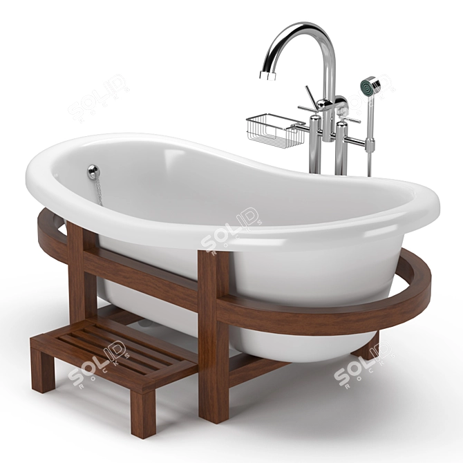 Jorger Magic Oval Bathtub 3D model image 3