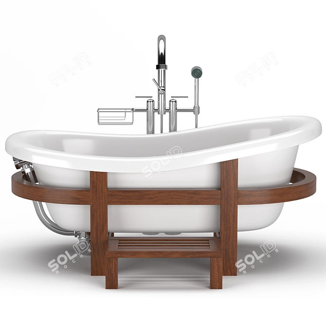 Jorger Magic Oval Bathtub 3D model image 4
