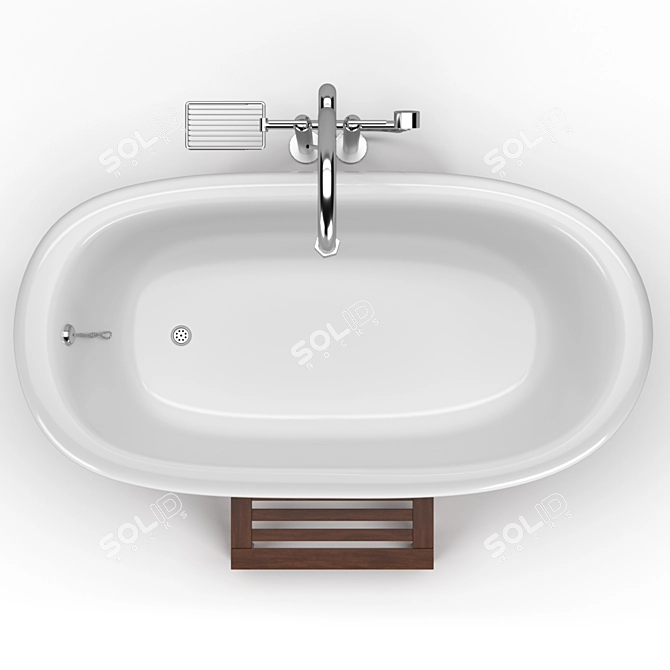 Jorger Magic Oval Bathtub 3D model image 5