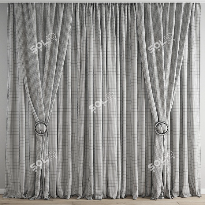 Poly Curtain Model Kit 3D model image 5