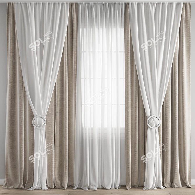 Poly Curtain Model Kit 3D model image 6