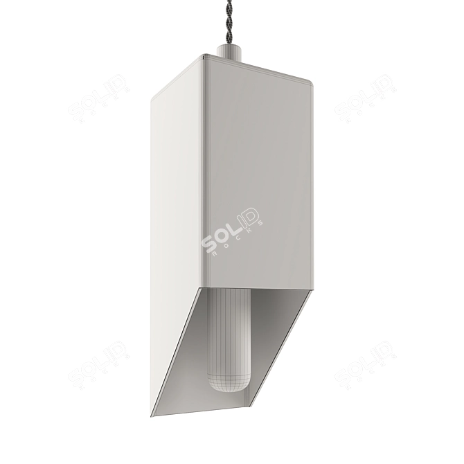 Artisan Metal Lamp 3D model image 4