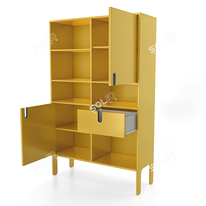 Elegant Tenzo Uno Highboard 3D model image 2