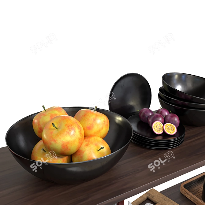 Versatile Kitchenware Set 3D model image 2