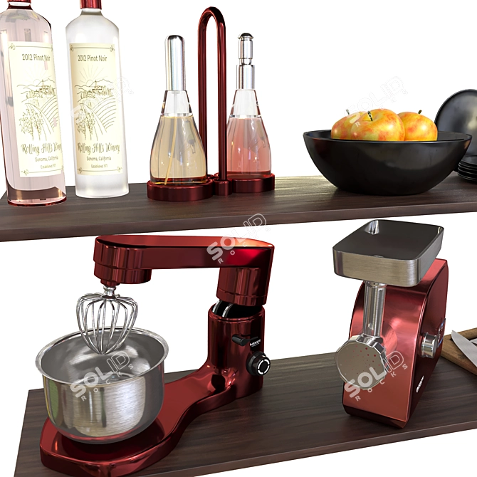 Versatile Kitchenware Set 3D model image 6