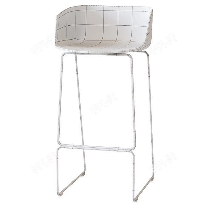 Modern BABILA 2747 Chair 3D model image 2