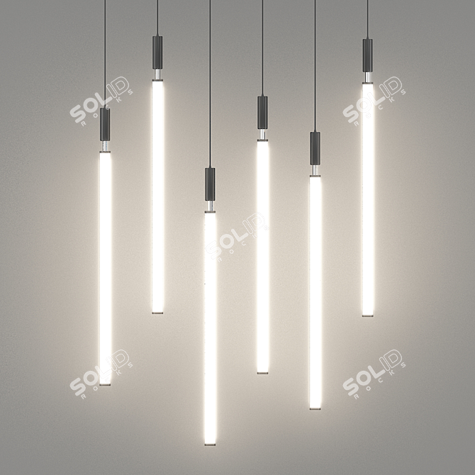 Delia LED Pendant 3D model image 3