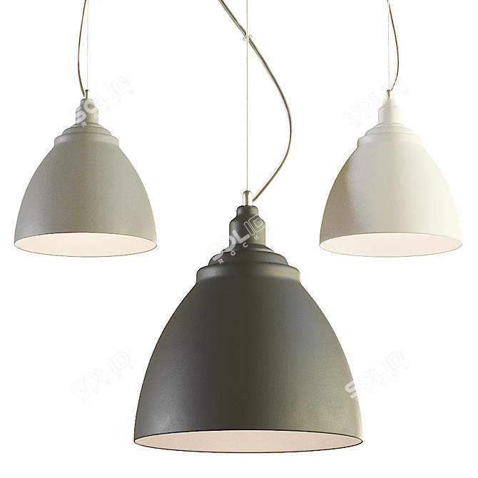 Modern Pendant lamp Bellevue by Maytoni 3D model image 1