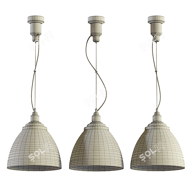 Modern Pendant lamp Bellevue by Maytoni 3D model image 3