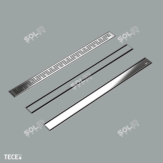 TECEdrainline: Elegant Shower Drain Solutions 3D model image 1