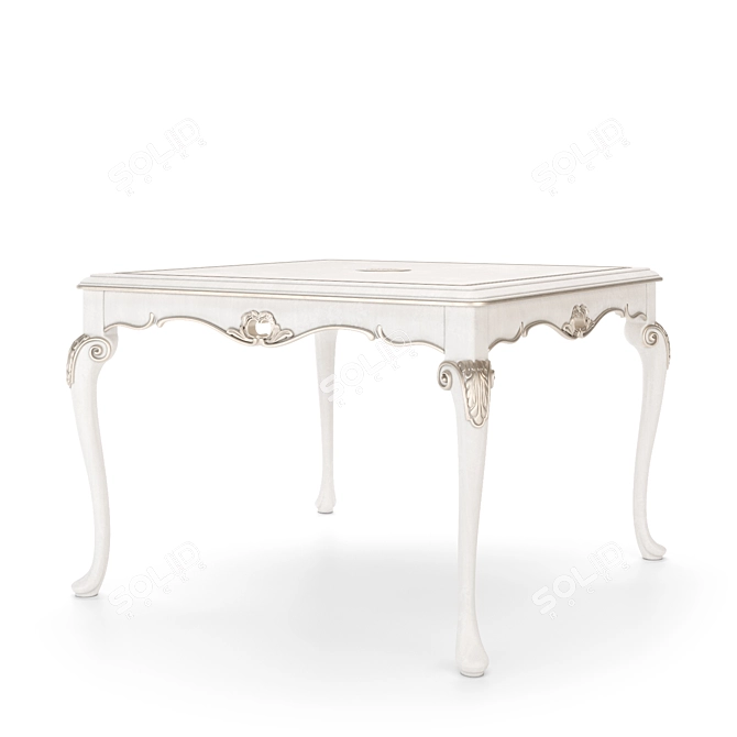 Nicole Light: Handcrafted Dining Table 3D model image 3