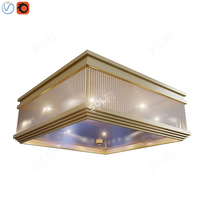 Title: Marly Ceiling Lamp 3D model image 3