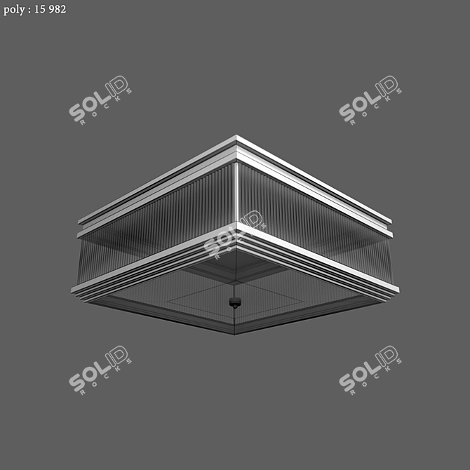 Title: Marly Ceiling Lamp 3D model image 4