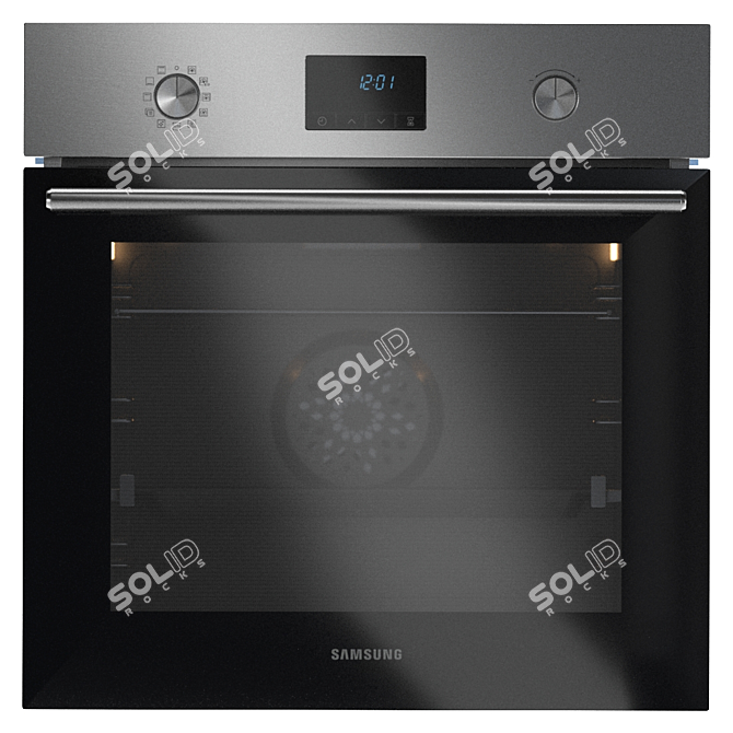 Samsung Kitchen Appliance Bundle 3D model image 3