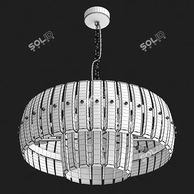 Elegant Millenium Pendant Lamp 3D model image 3