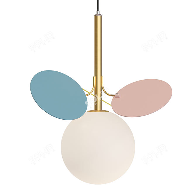 Modern Pendant Lamp: Lampatron MATISSE ONE 3D model image 4