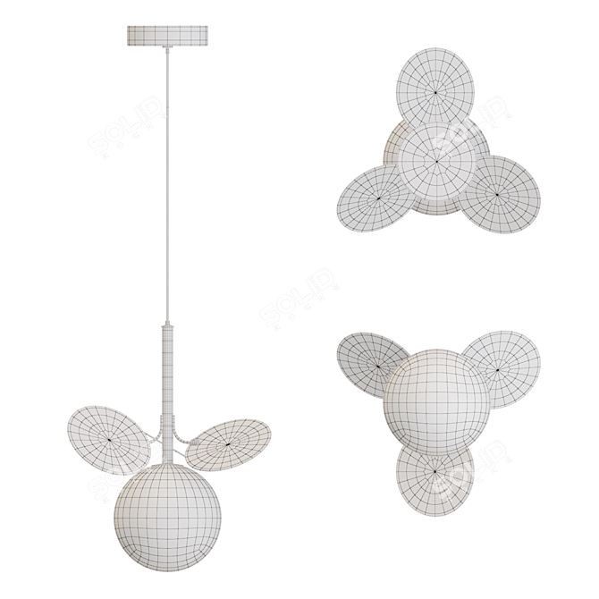 Modern Pendant Lamp: Lampatron MATISSE ONE 3D model image 5