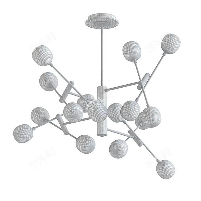 Modern ET2 Lighting Fixture 3D model image 2