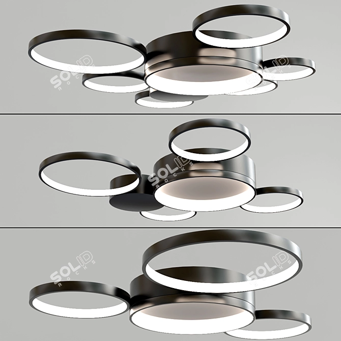 Twine Ceiling Lamps Collection 3D model image 1