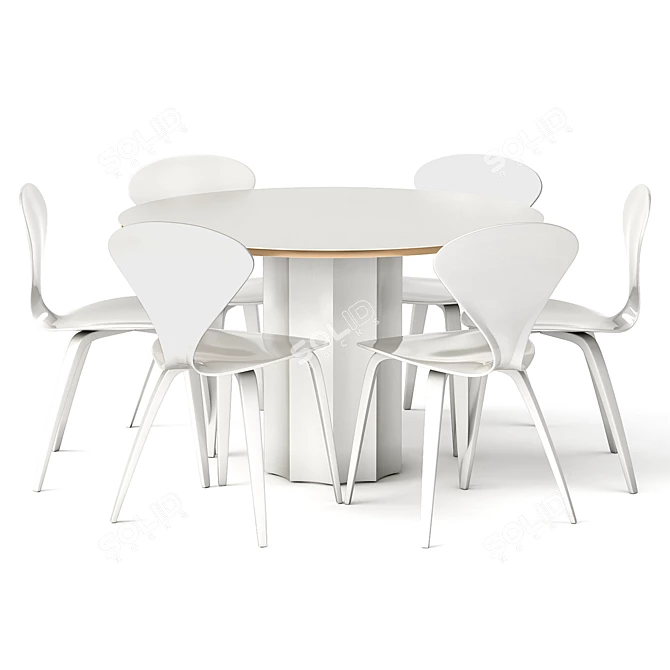 Apriori ST5 Round Table 3D model image 1